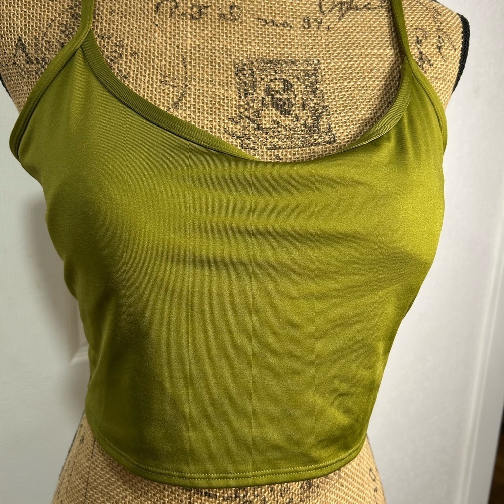 PINK Active USA Olive Tank Top